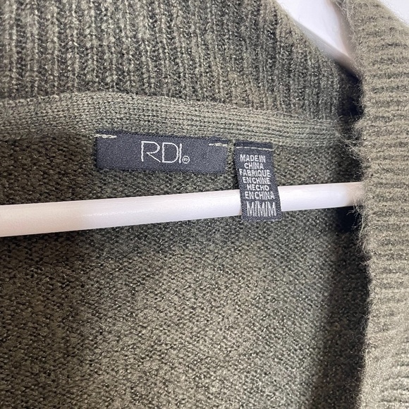 RDI Olive Green V-Neck Sweater - Picture 5 of 8